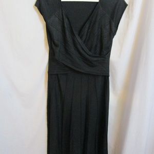 LBD Dress Midi Business Evening Black Large